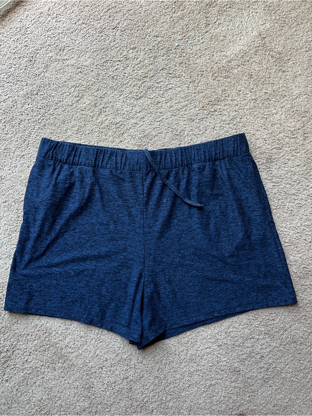 Outdoor Voices Cloudknit Navy Blue Drawstring Lounge Shorts XXL